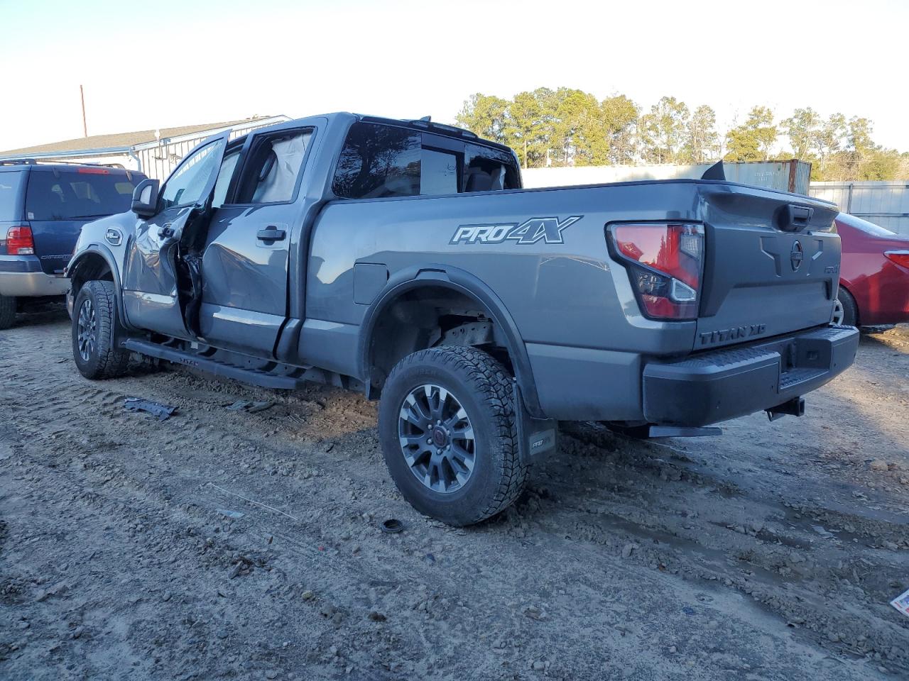 2024 Nissan Titan VIN 1N6AA1FB9RN107710 Copart auction photo, side damage thumbnail 2