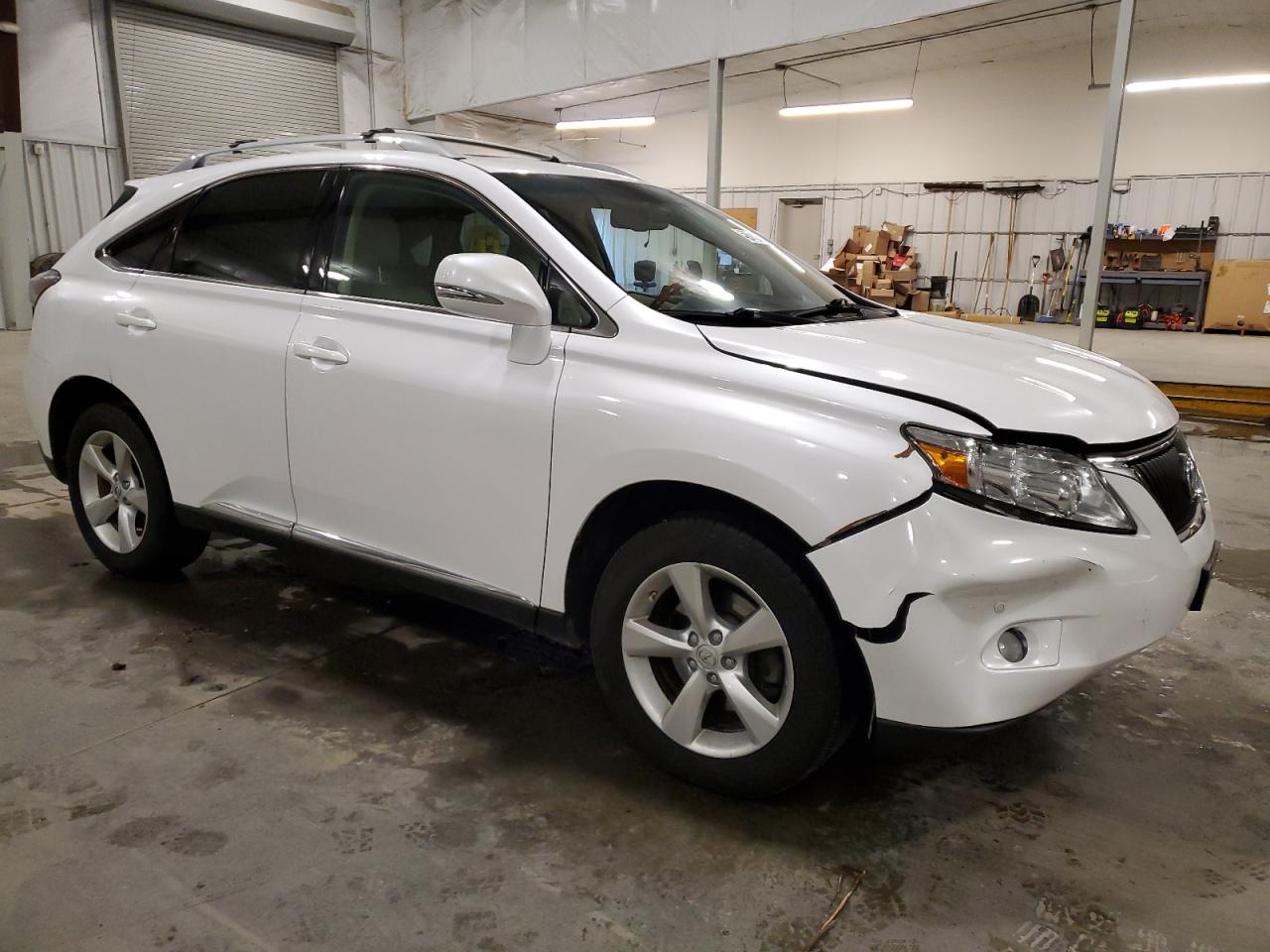 2010 Lexus RX VIN 2T2BK1BA0AC031833 Copart auction photo, front end / side damage thumbnail 4
