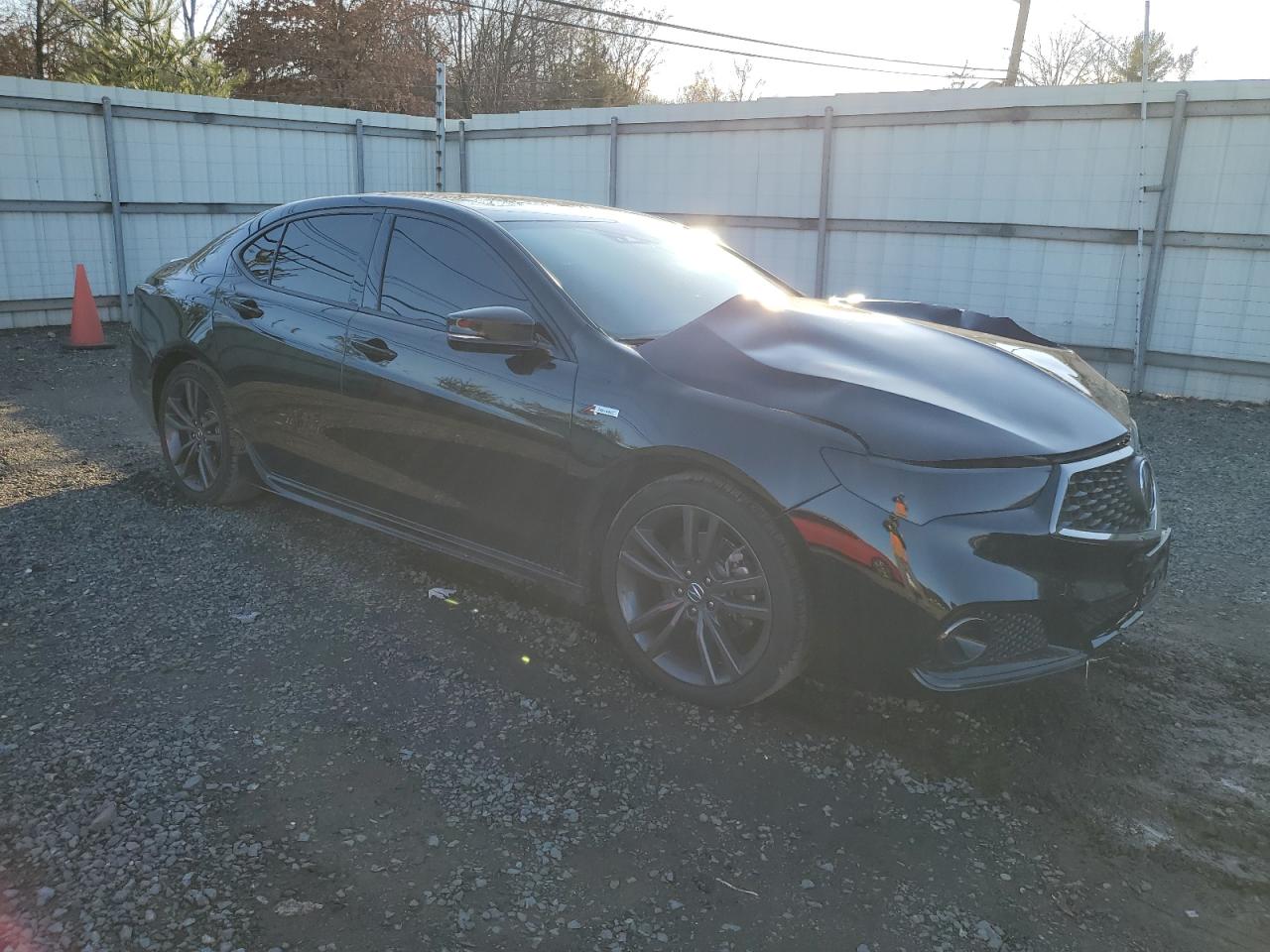 2019 Acura TLX VIN 19UUB3F65KA800445 Copart auction photo, front end damage thumbnail 4
