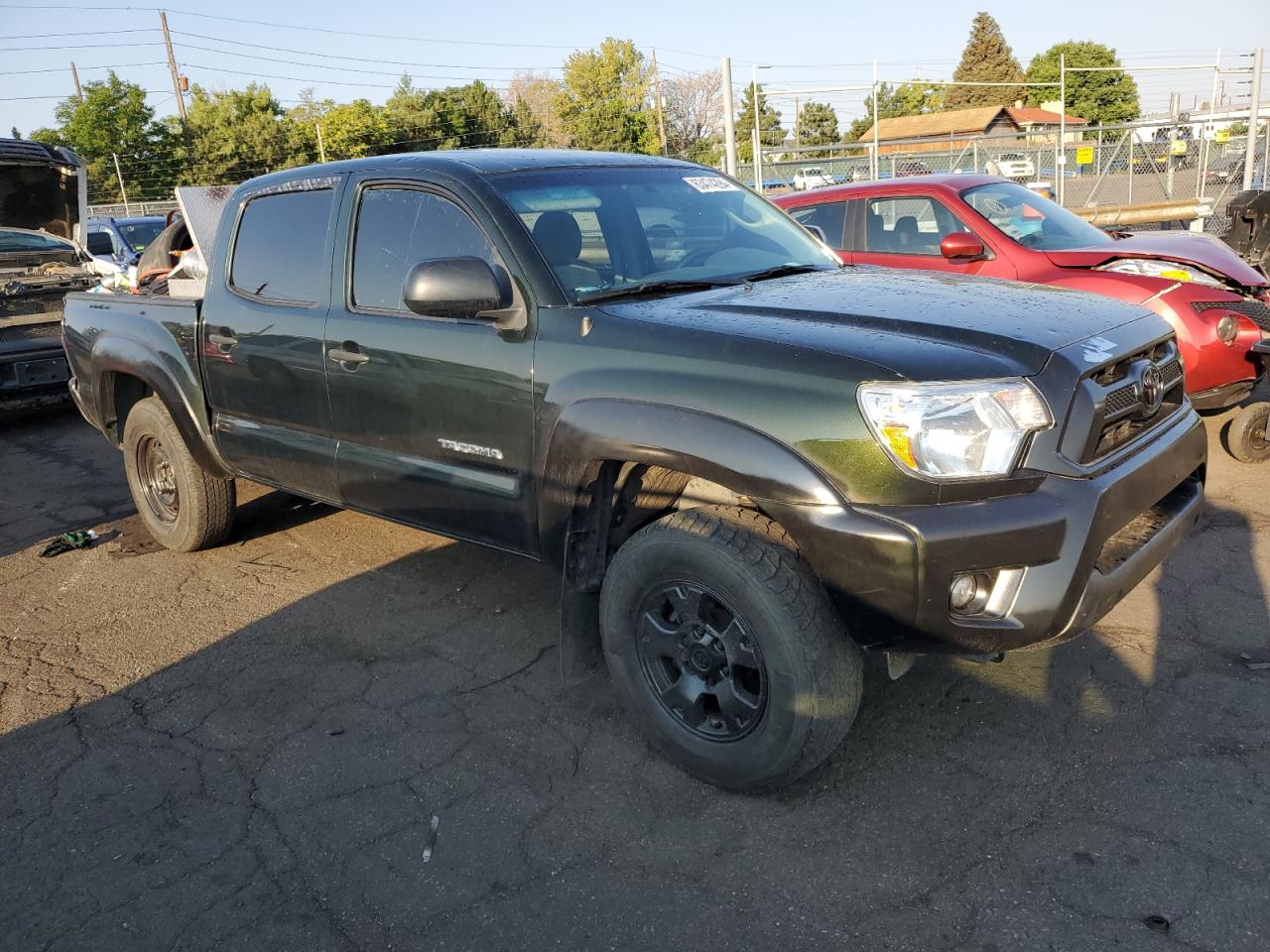 2013 Toyota Tacoma VIN 3TMLU4EN2DM123234 Copart auction photo, all over damage thumbnail 4