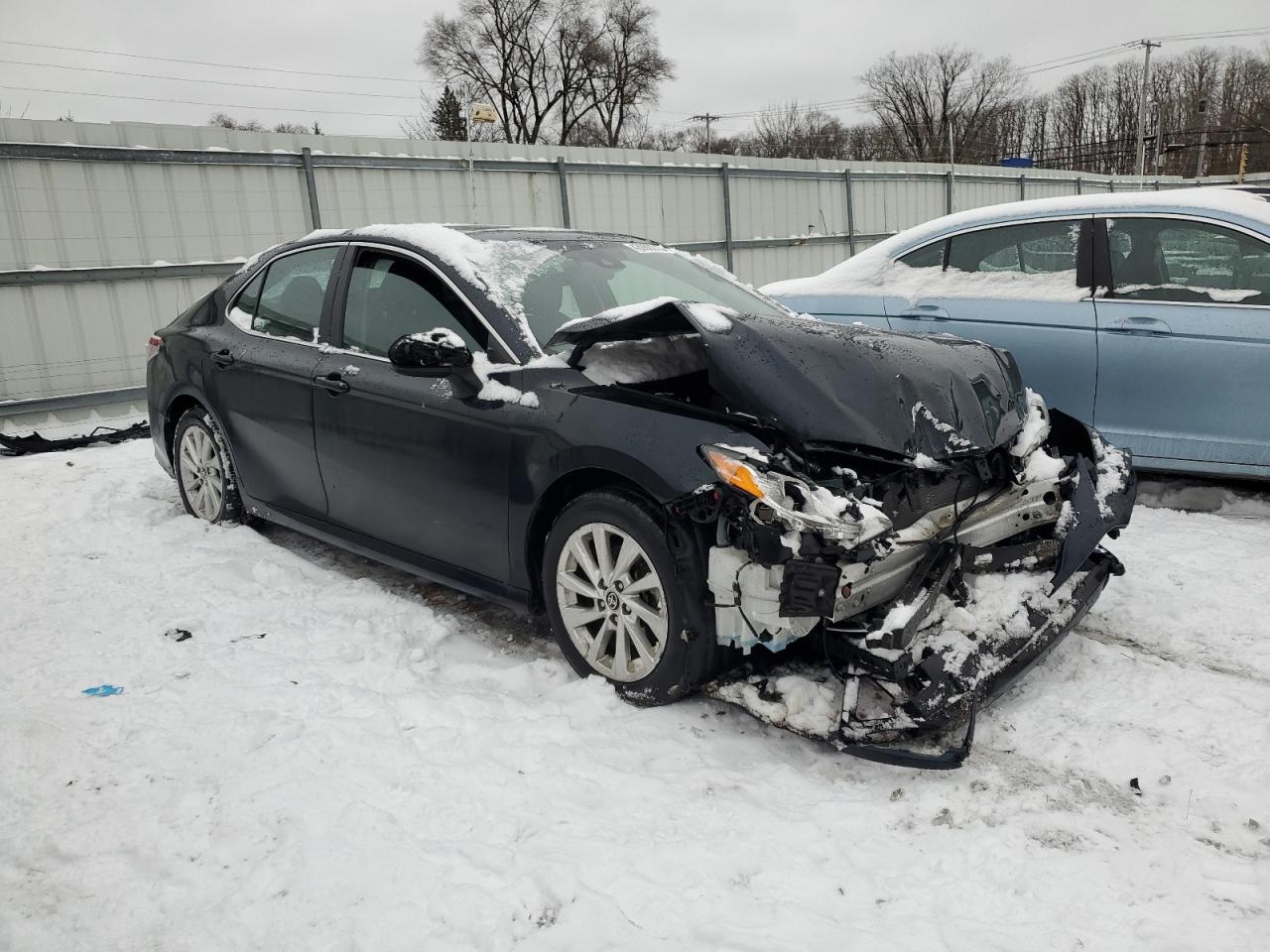2021 Toyota Camry VIN 4T1C11BK2MU023191 Copart auction photo, front end / mechanical damage thumbnail 4