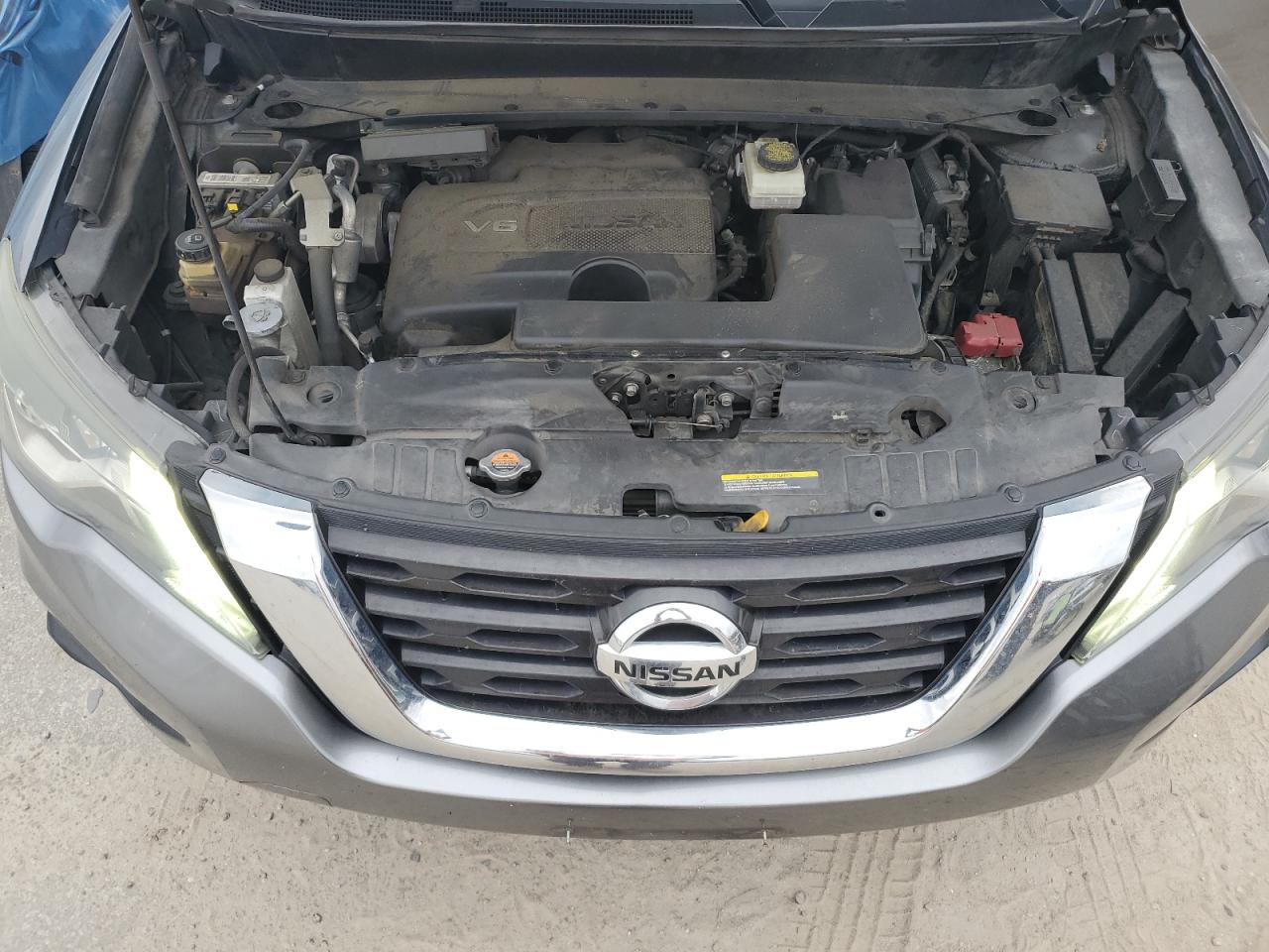 2017 Nissan Pathfinder VIN 5N1DR2MM5HC687711 Copart auction photo, rear end / side damage thumbnail 13