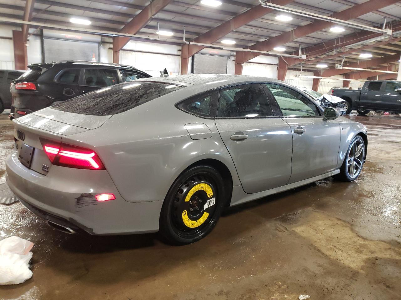 2016 Audi A7 VIN WAU2GAFC8GN042065 Copart auction photo, front end / side damage thumbnail 3
