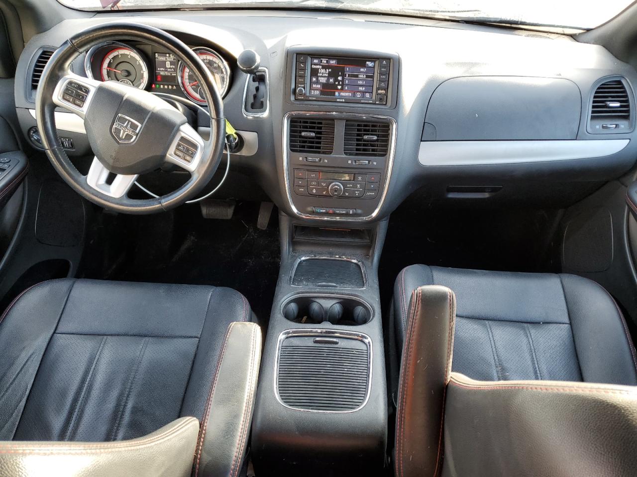 2019 Dodge Caravan VIN 2C4RDGEG7KR614109 Copart auction photo, side damage thumbnail 8