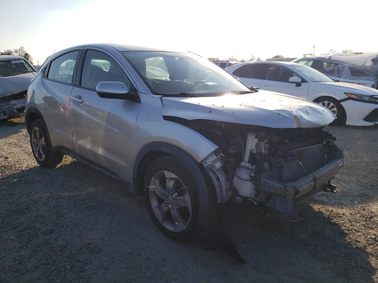 2016 Honda HR-V VIN 3CZRU6H30GM769709 Copart auction photo, front end / rear end damage thumbnail 4