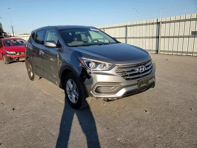 2018 Hyundai Santa Fe VIN 5NMZT3LB0JH080382 Copart auction photo, front end / side damage thumbnail 12
