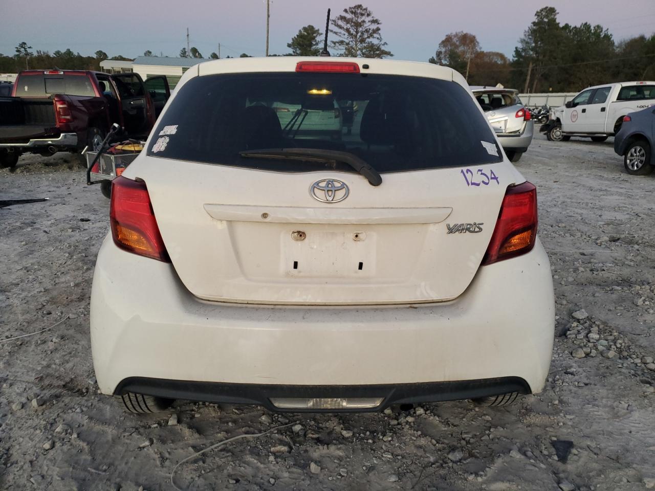 2015 Toyota Yaris VIN VNKKTUD30FA020240 Copart auction photo, front end damage thumbnail 6