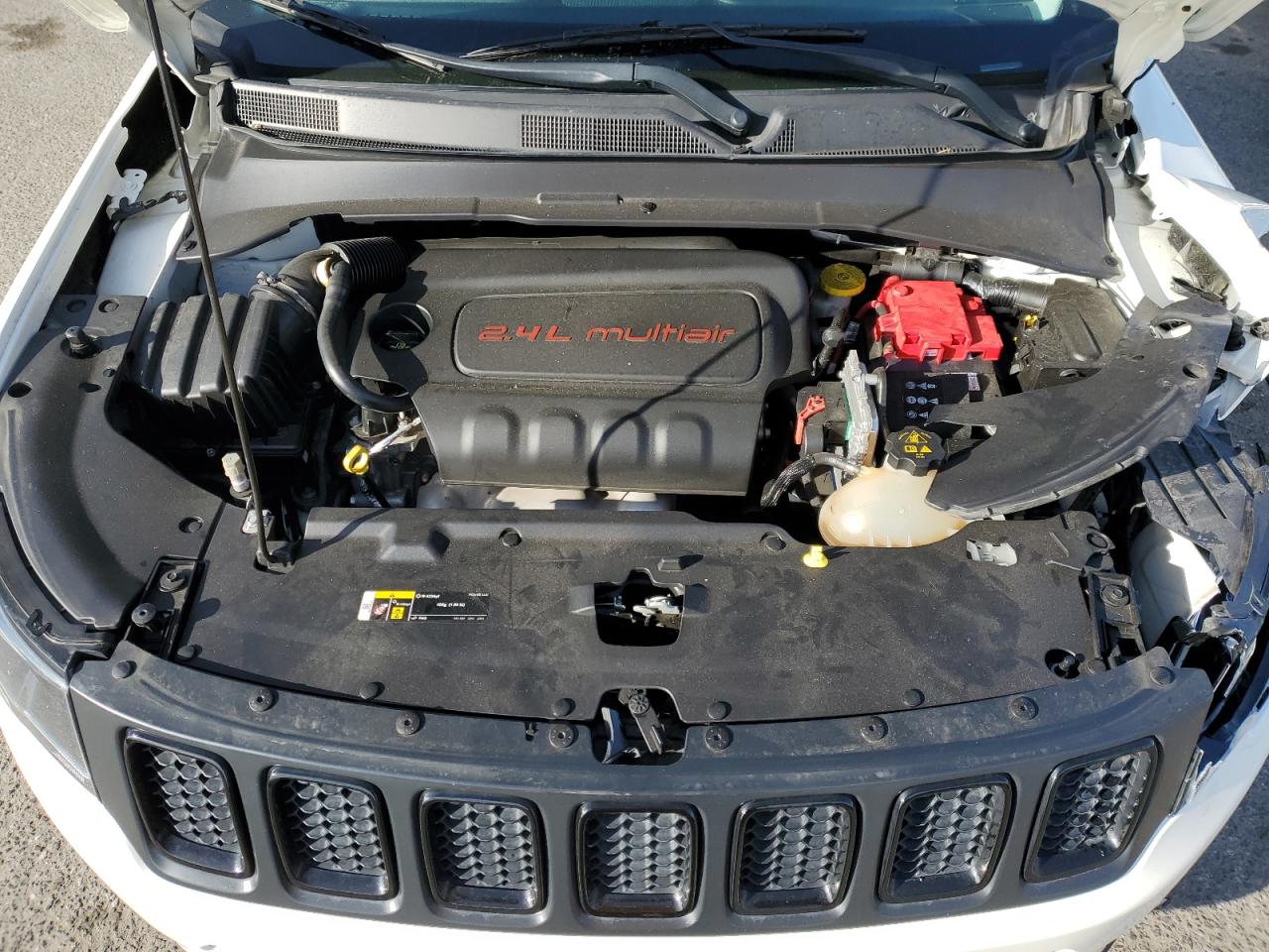 2021 Jeep Compass VIN 3C4NJCBB5MT564013 Copart auction photo, side / front end damage thumbnail 12