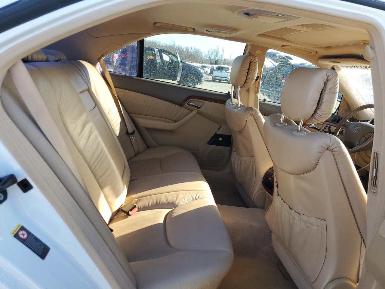2001 Mercedes-Benz S-klasse VIN WDBNG70J51A188530 Copart auction photo, front end damage thumbnail 10