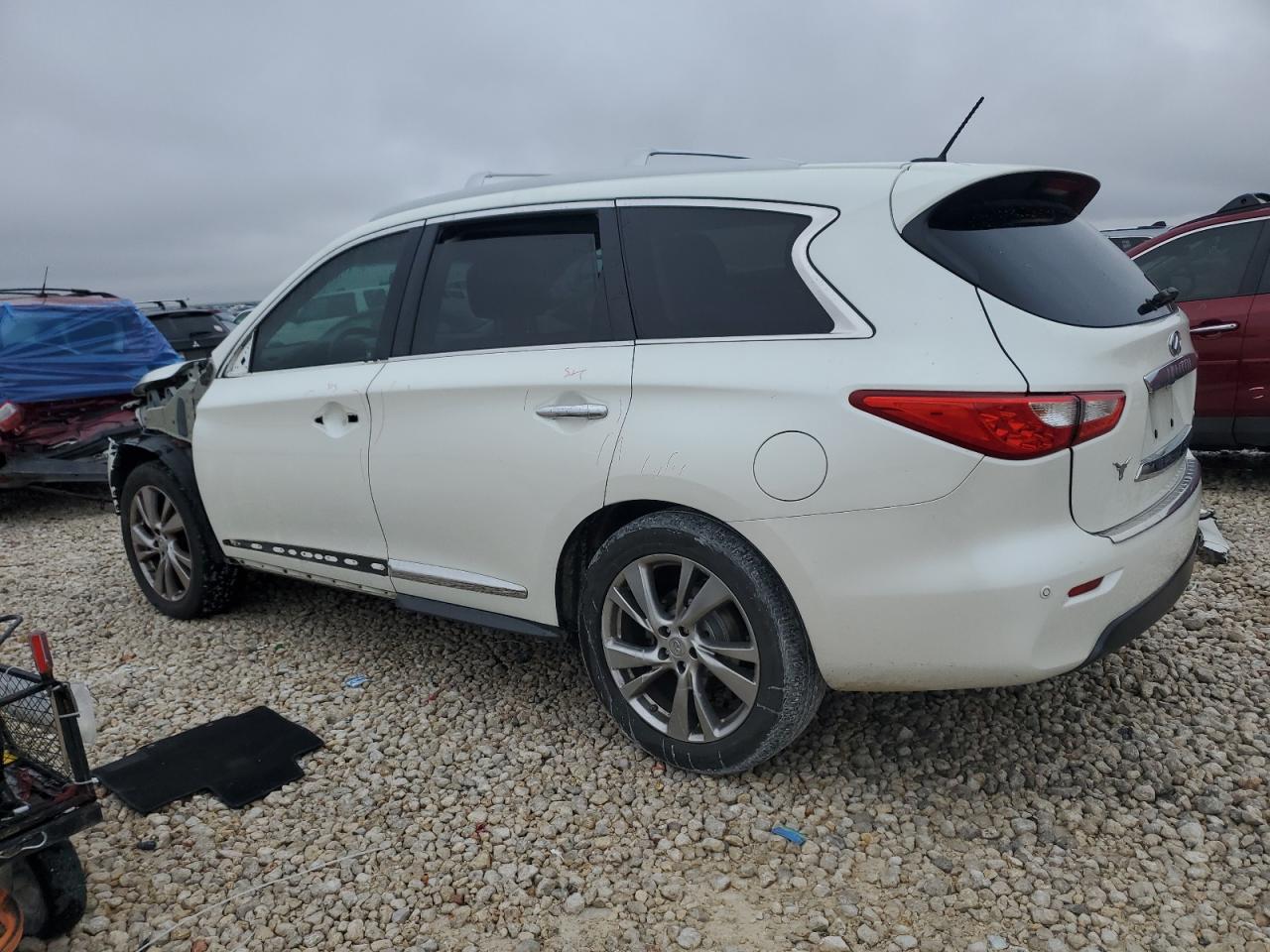 2015 Infiniti QX60 VIN 5N1AL0MNXFC530898 Copart auction photo, front end damage thumbnail 2