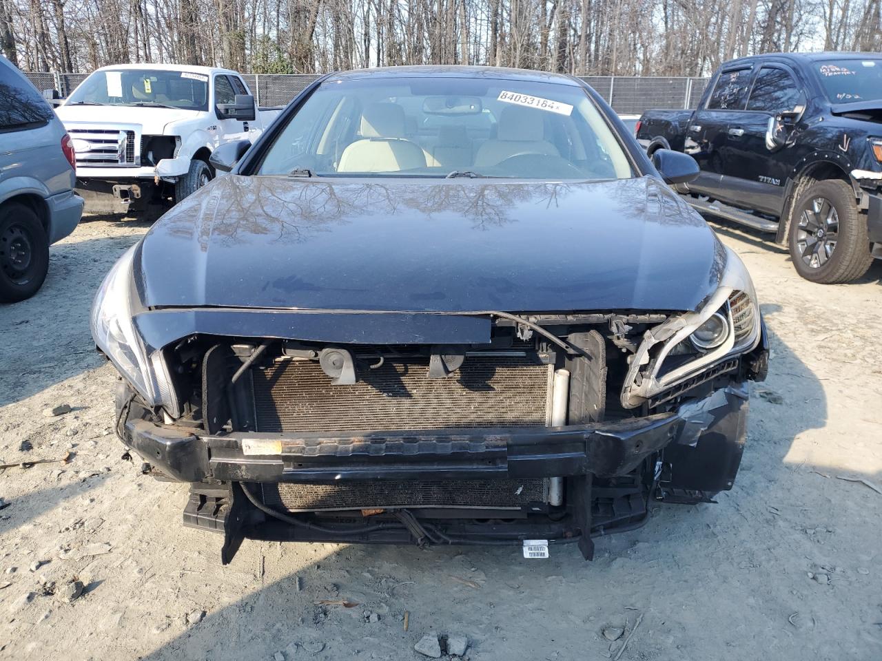 2015 Hyundai Sonata VIN 5NPE24AF2FH223856 Copart auction photo, front end damage thumbnail 5