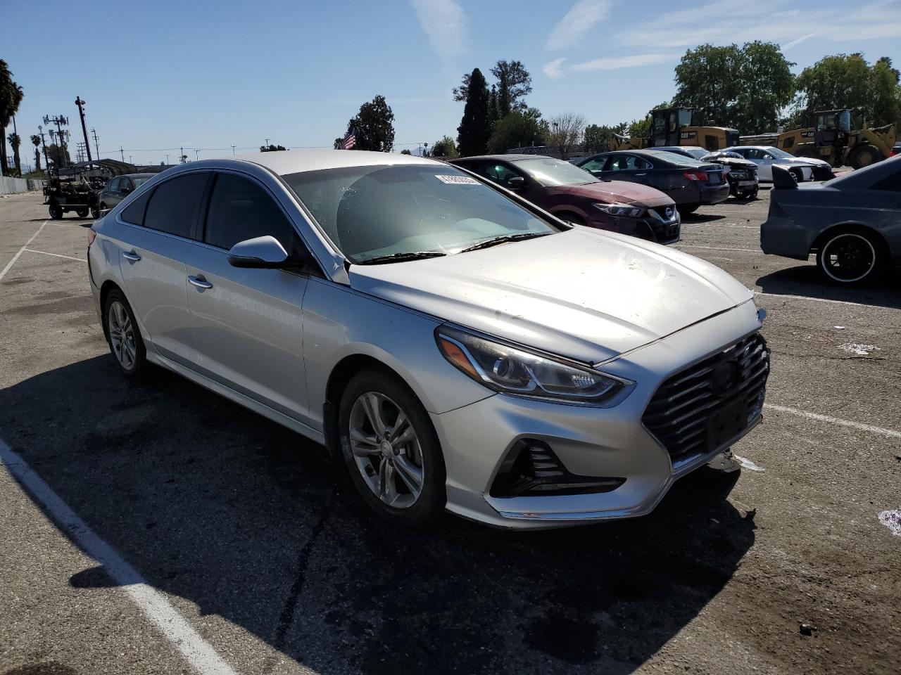 2018 Hyundai Sonata VIN 5NPE34AF7JH658894 Copart auction photo, front end / rear end damage thumbnail 4