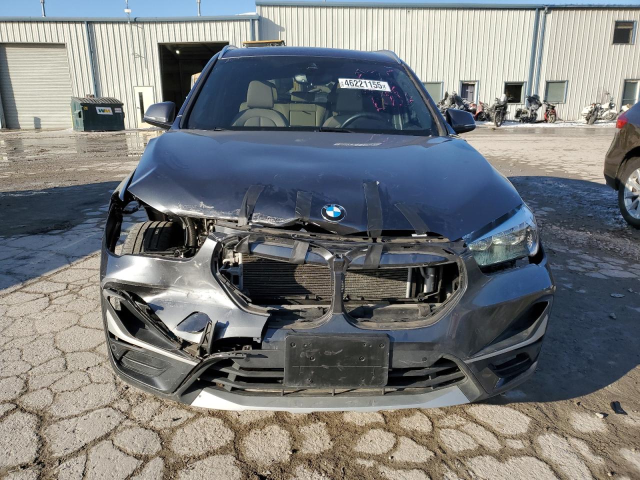2020 BMW X1 VIN WBXJG9C01L5R44285 Copart auction photo, front end damage thumbnail 5