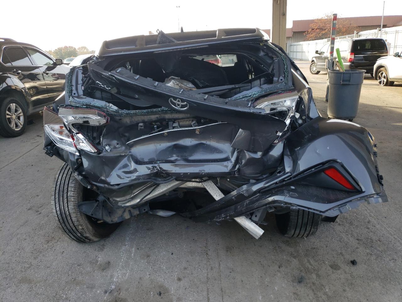 2018 Toyota C-HR VIN NMTKHMBX1JR008186 Copart auction photo, all over damage thumbnail 6