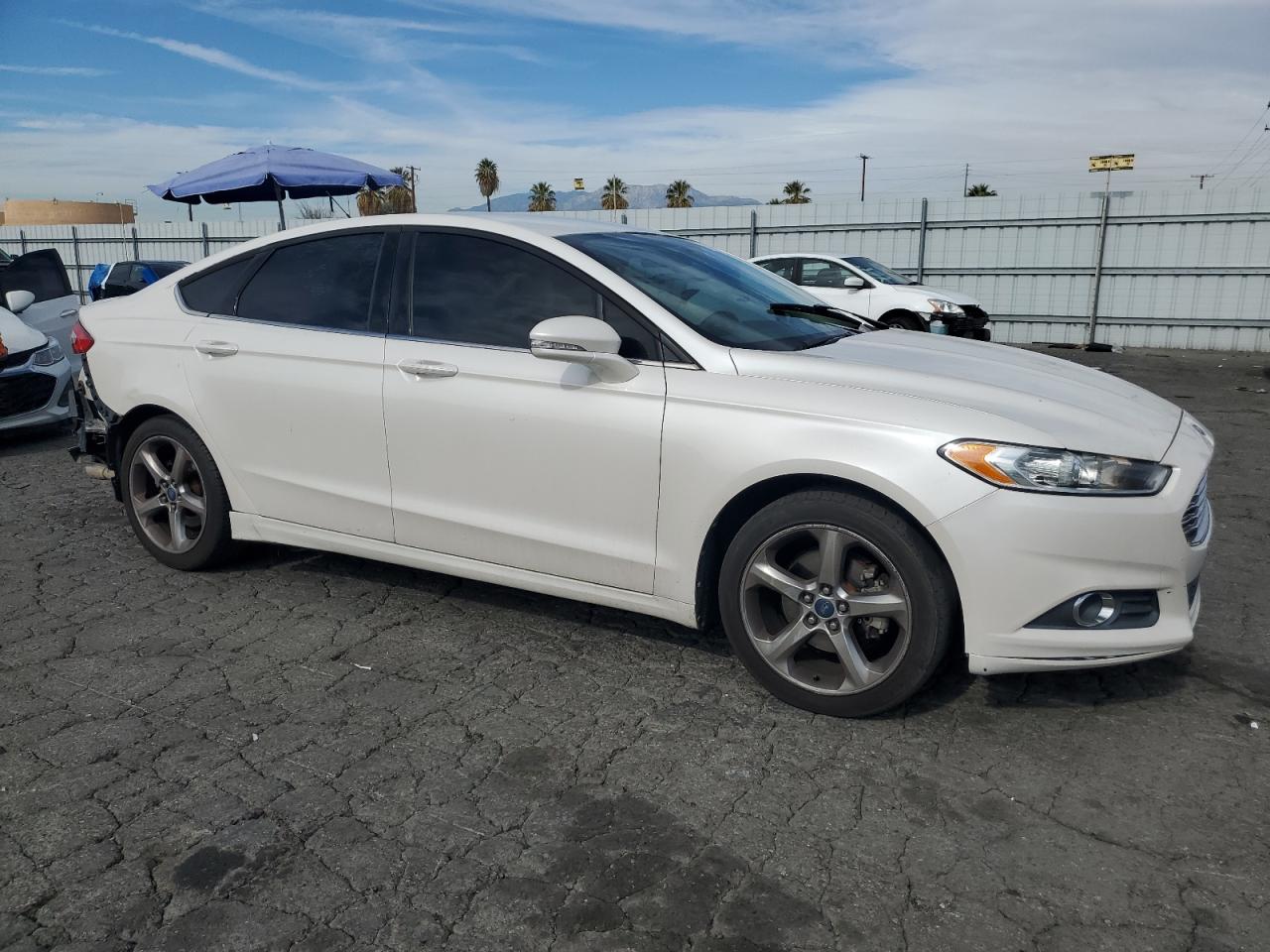 2013 Ford Fusion VIN 3FA6P0HR6DR113648 Copart auction photo, rear end damage thumbnail 4