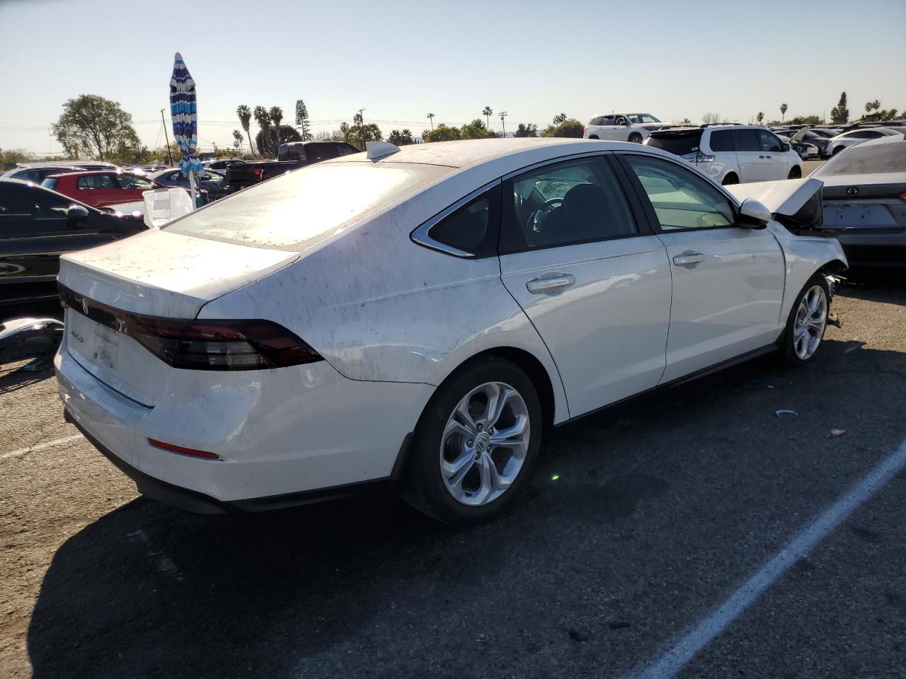 2024 Honda Accord VIN 1HGCY1F2XRA046299 Copart auction photo, front end / minor dent/scratches damage thumbnail 3