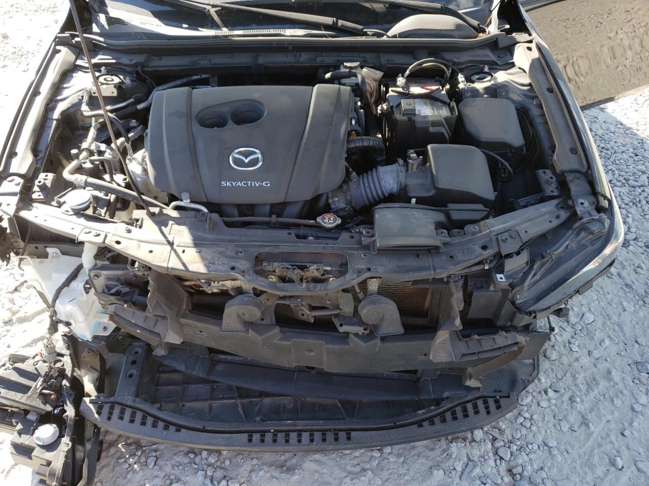 2021 Mazda 3 VIN JM1BPABLXM1322906 Copart auction photo, front end damage thumbnail 11
