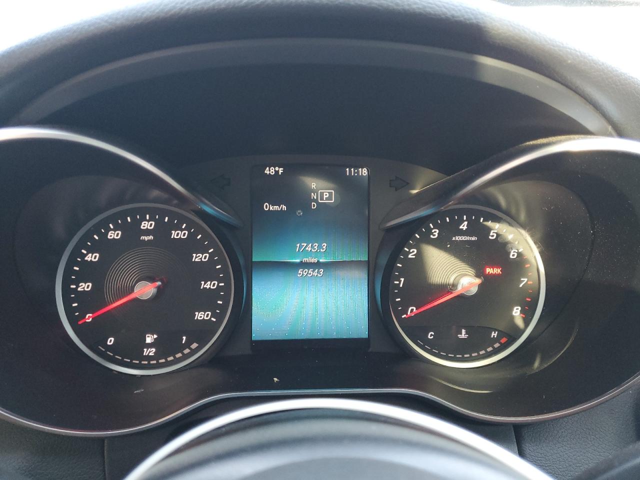 2019 Mercedes-Benz C-klasse VIN WDDWJ8EB5KF856691 Copart auction photo, front end damage thumbnail 9