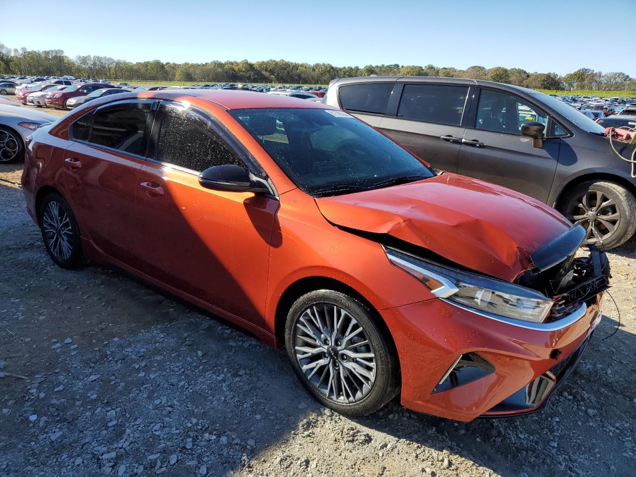2023 KIA Forte VIN 3KPF54AD9PE652881 Copart auction photo, front end damage thumbnail 4