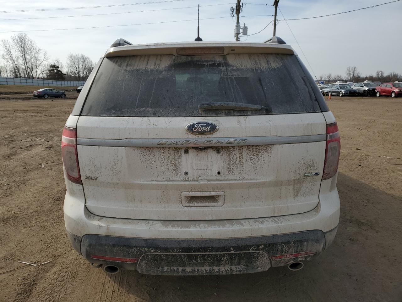 2015 Ford Explorer VIN 1FM5K8D8XFGB88908 Copart auction photo, front end / side damage thumbnail 6