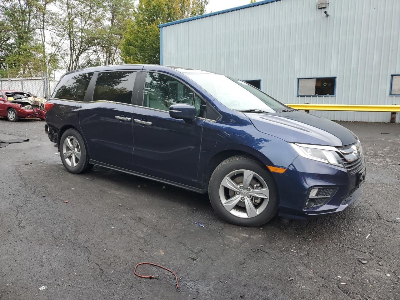 2018 Honda Odyssey VIN 5FNRL6H7XJB017782 Copart auction photo, rear end damage thumbnail 4
