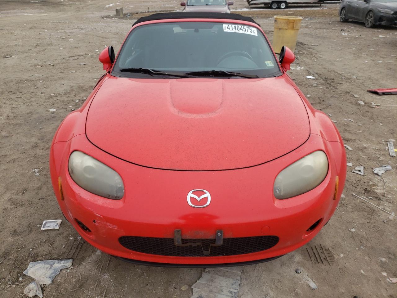 2006 Mazda MX-5 VIN JM1NC25F660119847 Copart auction photo, all over / undercarriage damage thumbnail 5