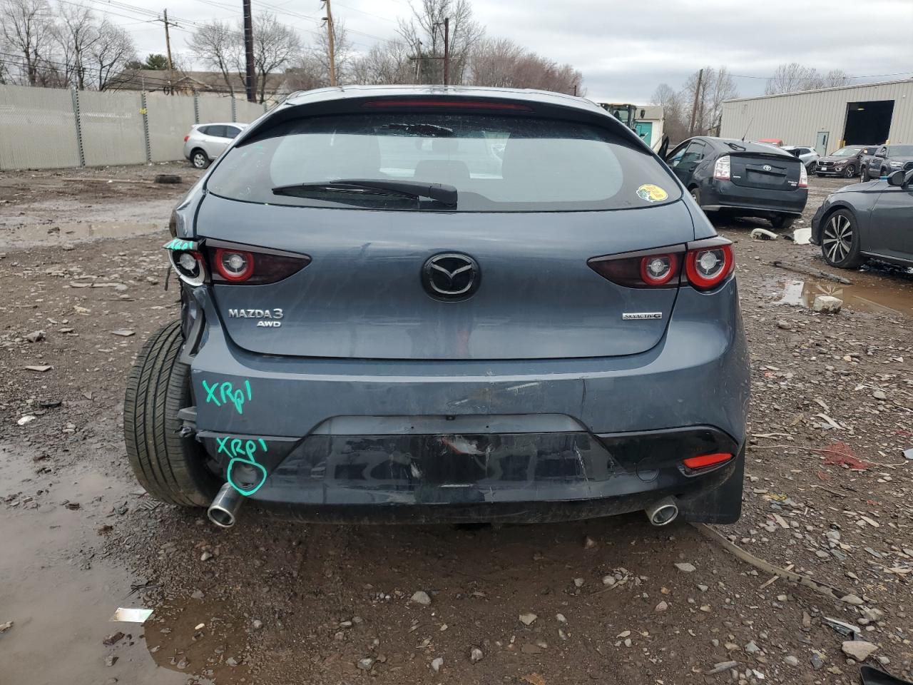 2024 Mazda 3 VIN JM1BPBLM7R1656105 Copart auction photo, all over damage thumbnail 6