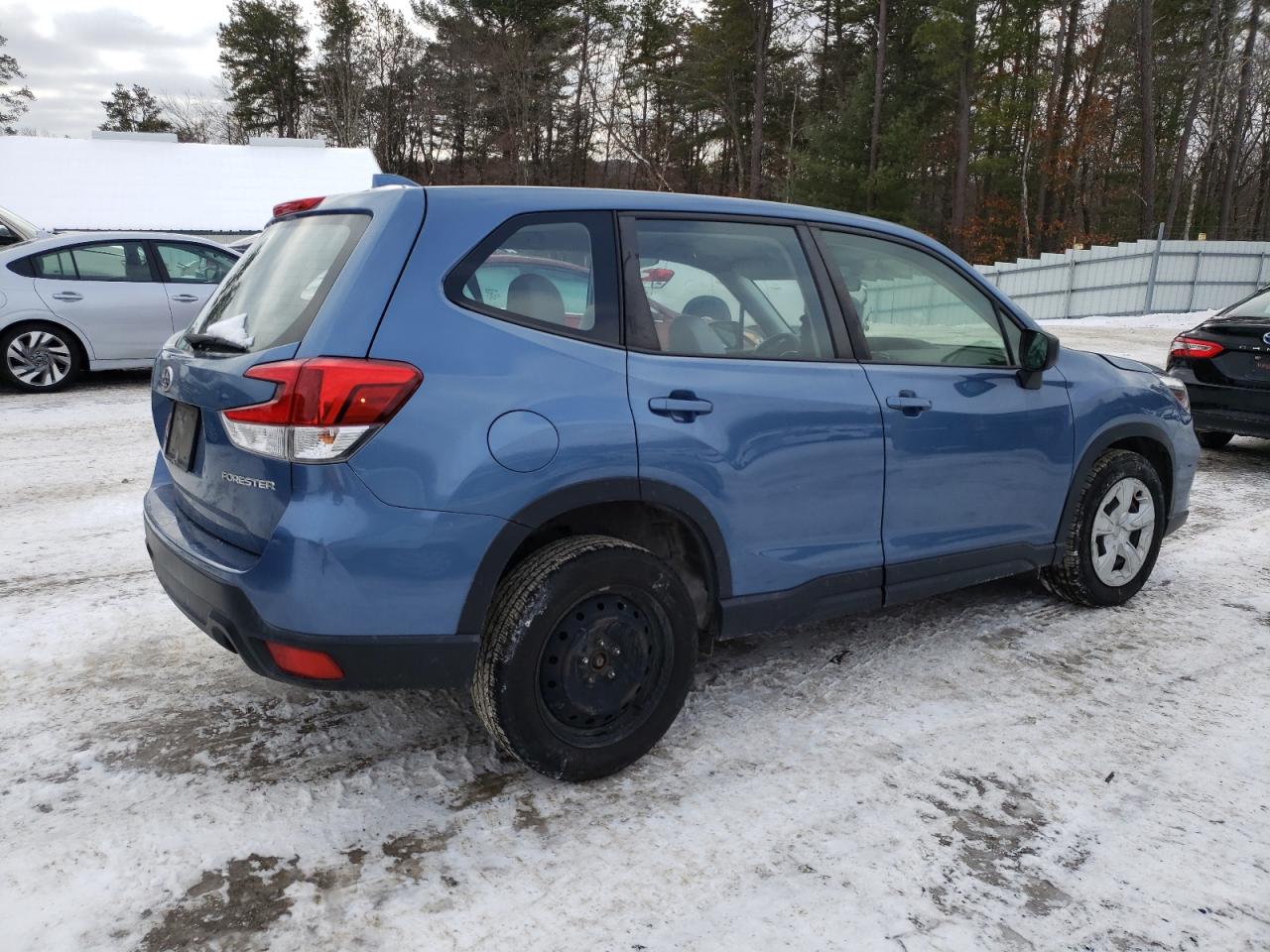 2019 Subaru Forester VIN JF2SKAAC3KH489453 Copart auction photo, front end / undercarriage damage thumbnail 3