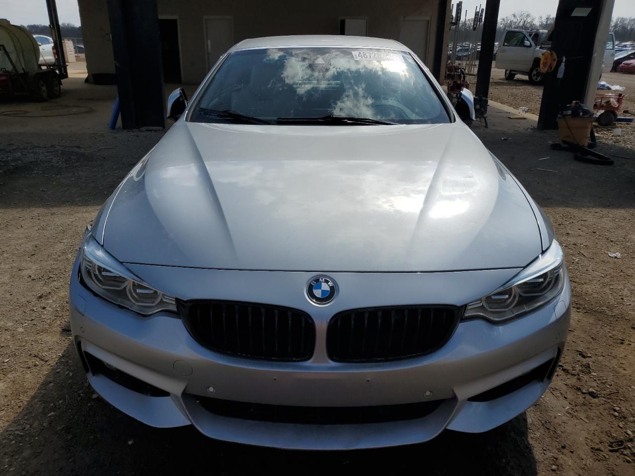 2015 BMW 4er VIN WBA3T3C57FP939561 Copart auction photo, front end / side damage thumbnail 5