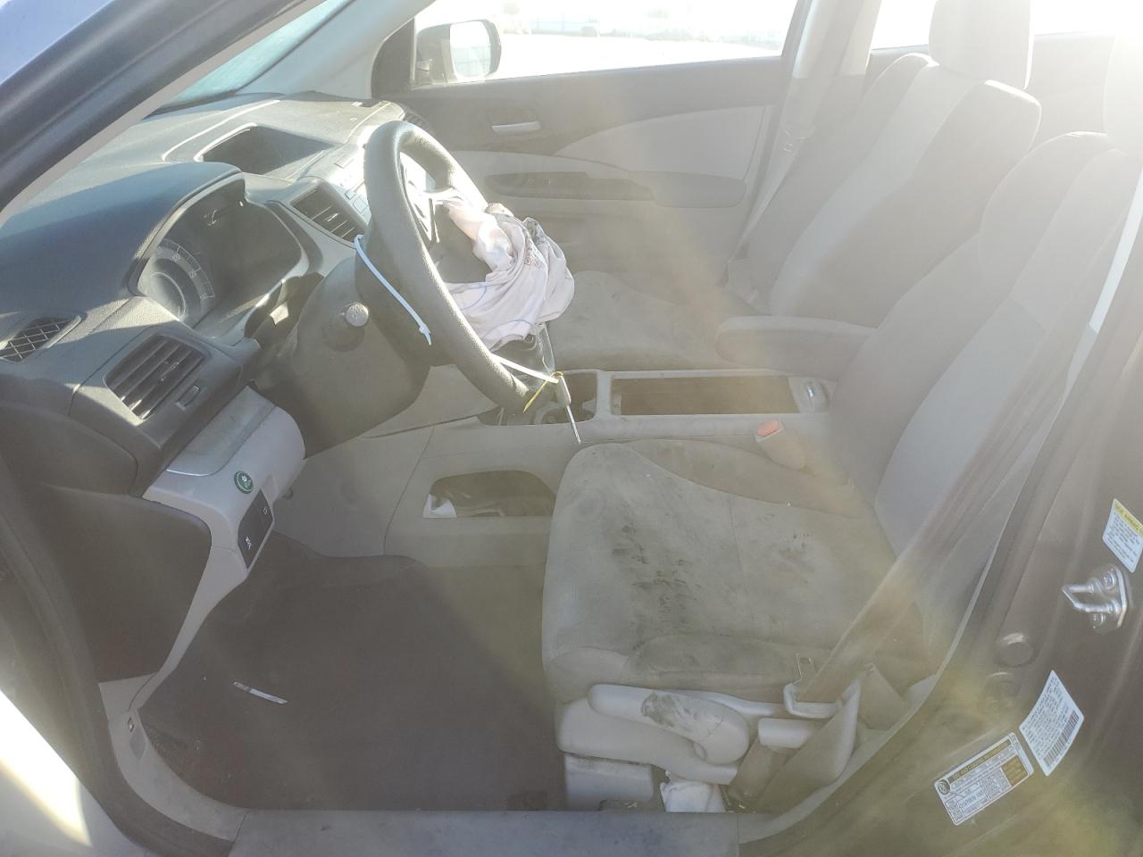 2014 Honda CR-V VIN 2HKRM3H3XEH567001 Copart auction photo, front end / side damage thumbnail 7