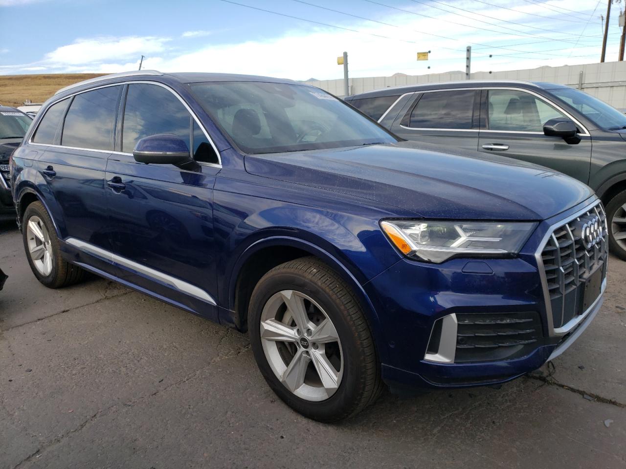 2021 Audi Q7 VIN WA1AJAF71MD019919 Copart auction photo, rear end / minor dent/scratches damage thumbnail 4