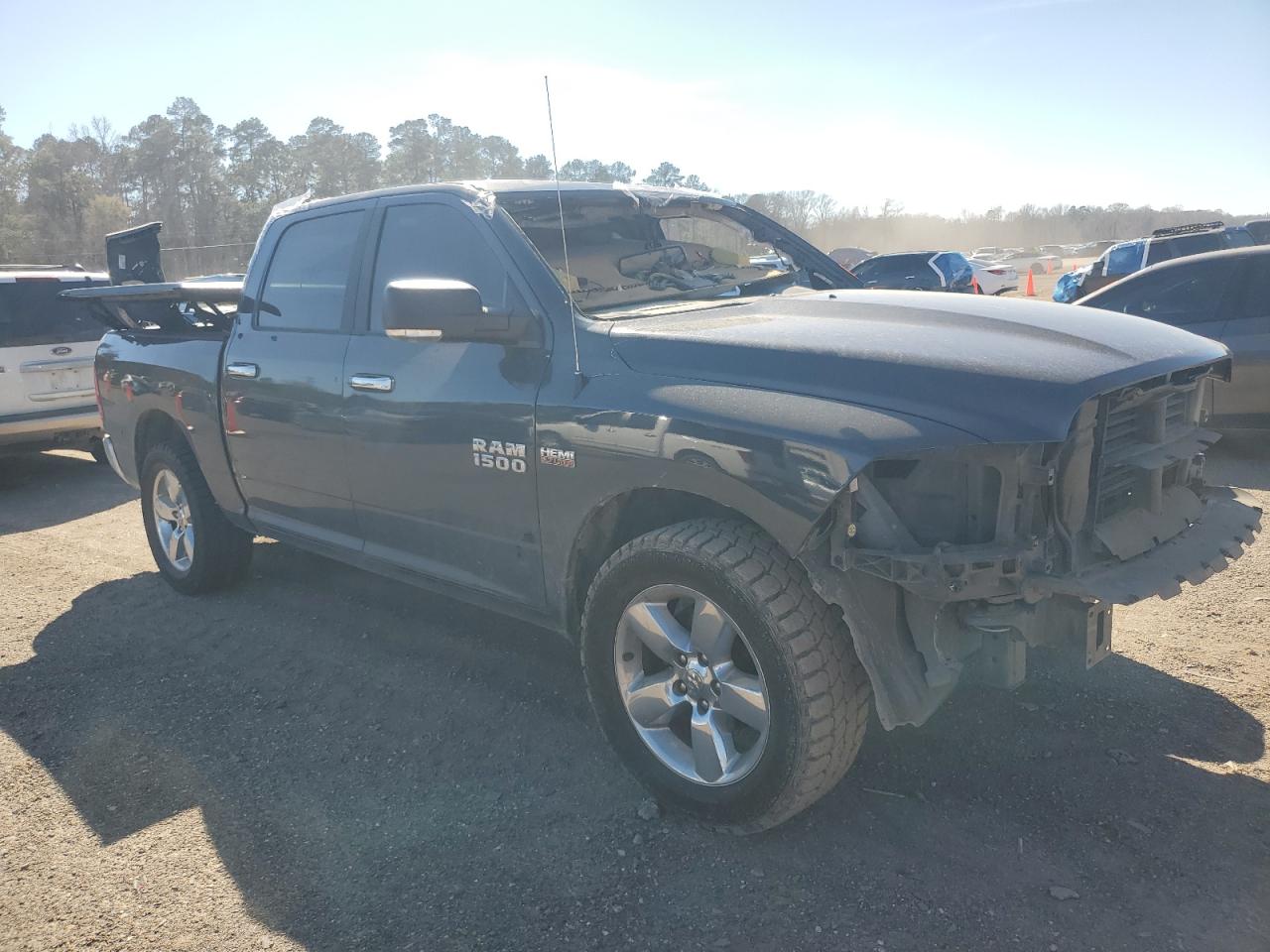 2017 RAM 1500 VIN 3C6RR7LT8HG793543 Copart auction photo, all over damage thumbnail 4