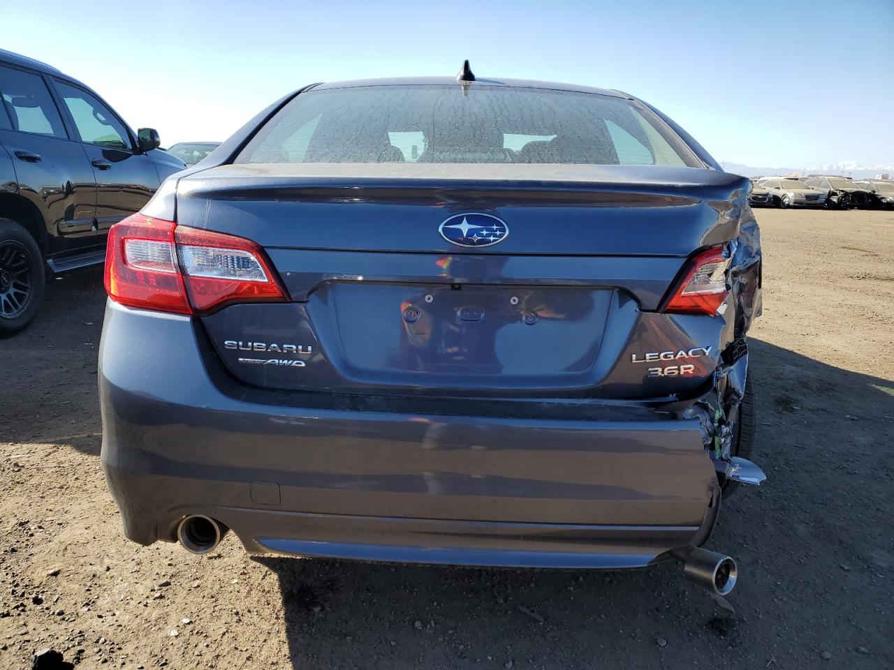 2016 Subaru Legacy VIN 4S3BNEN60G3003901 Copart auction photo, rear end damage thumbnail 6