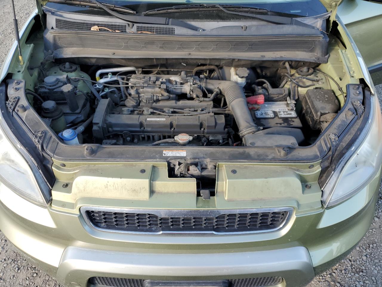 2011 KIA Soul VIN KNDJT2A21B7301779 Copart auction photo, side damage thumbnail 12