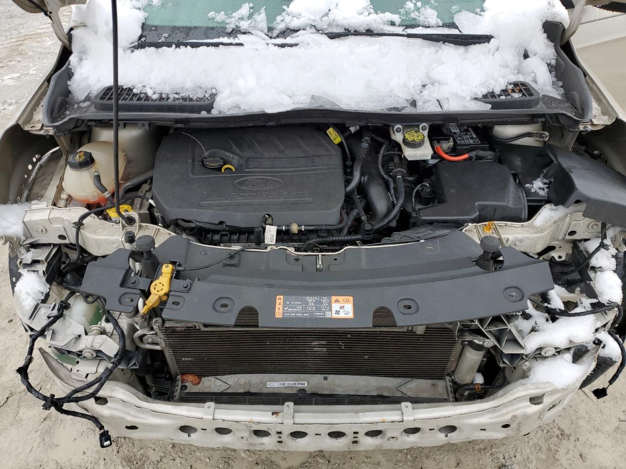 2017 Ford Escape VIN 1FMCU0GD4HUC53929 Copart auction photo, front end / side damage thumbnail 14