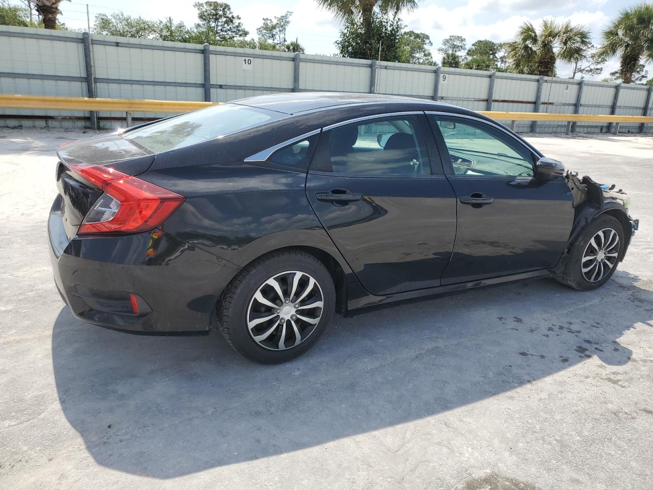 2018 Honda Civic VIN 2HGFC2F58JH519506 Copart auction photo, front end / hail damage thumbnail 3