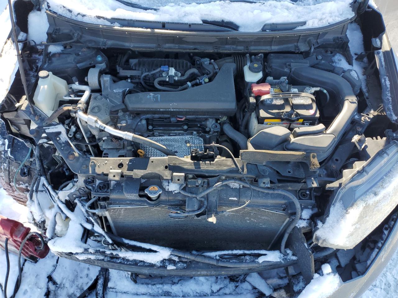 2016 Nissan Rogue VIN 5N1AT2MV4GC730124 Copart auction photo, front end damage thumbnail 12