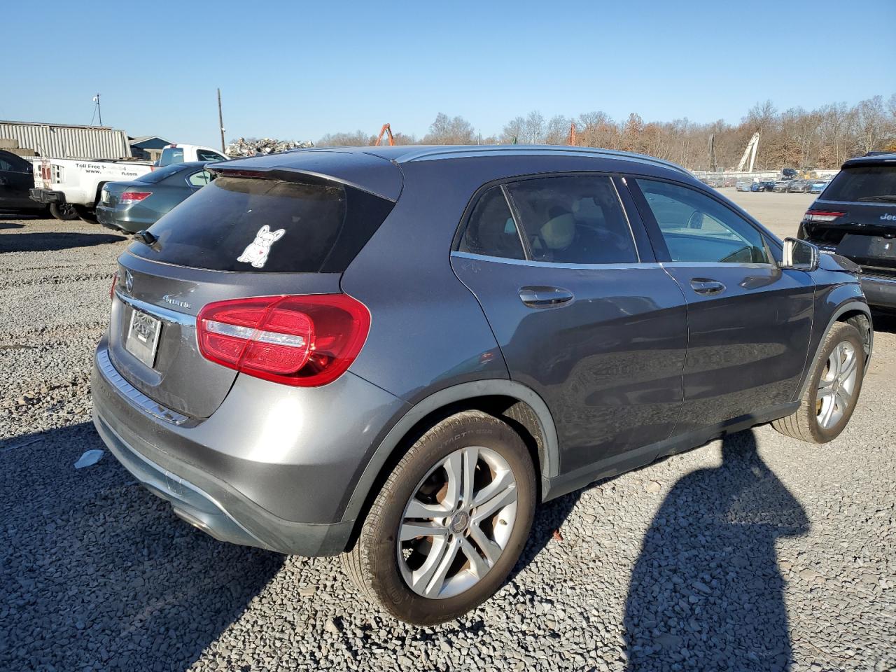 2016 Mercedes-Benz GLA-klasse VIN WDCTG4GB8GJ210996 Copart auction photo, front end damage thumbnail 3