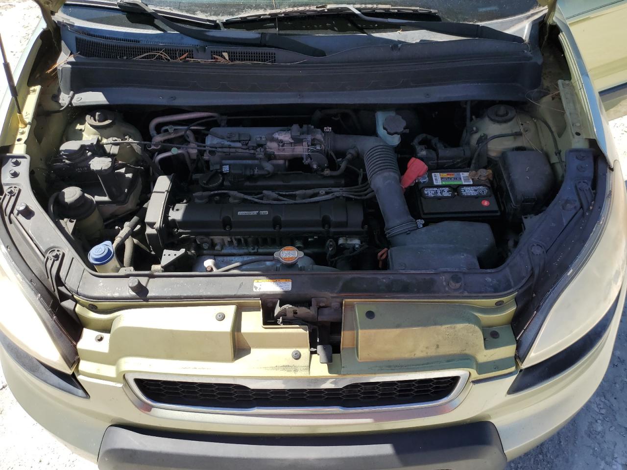 2010 KIA Soul VIN KNDJT2A22A7067697 Copart auction photo, front end damage thumbnail 11