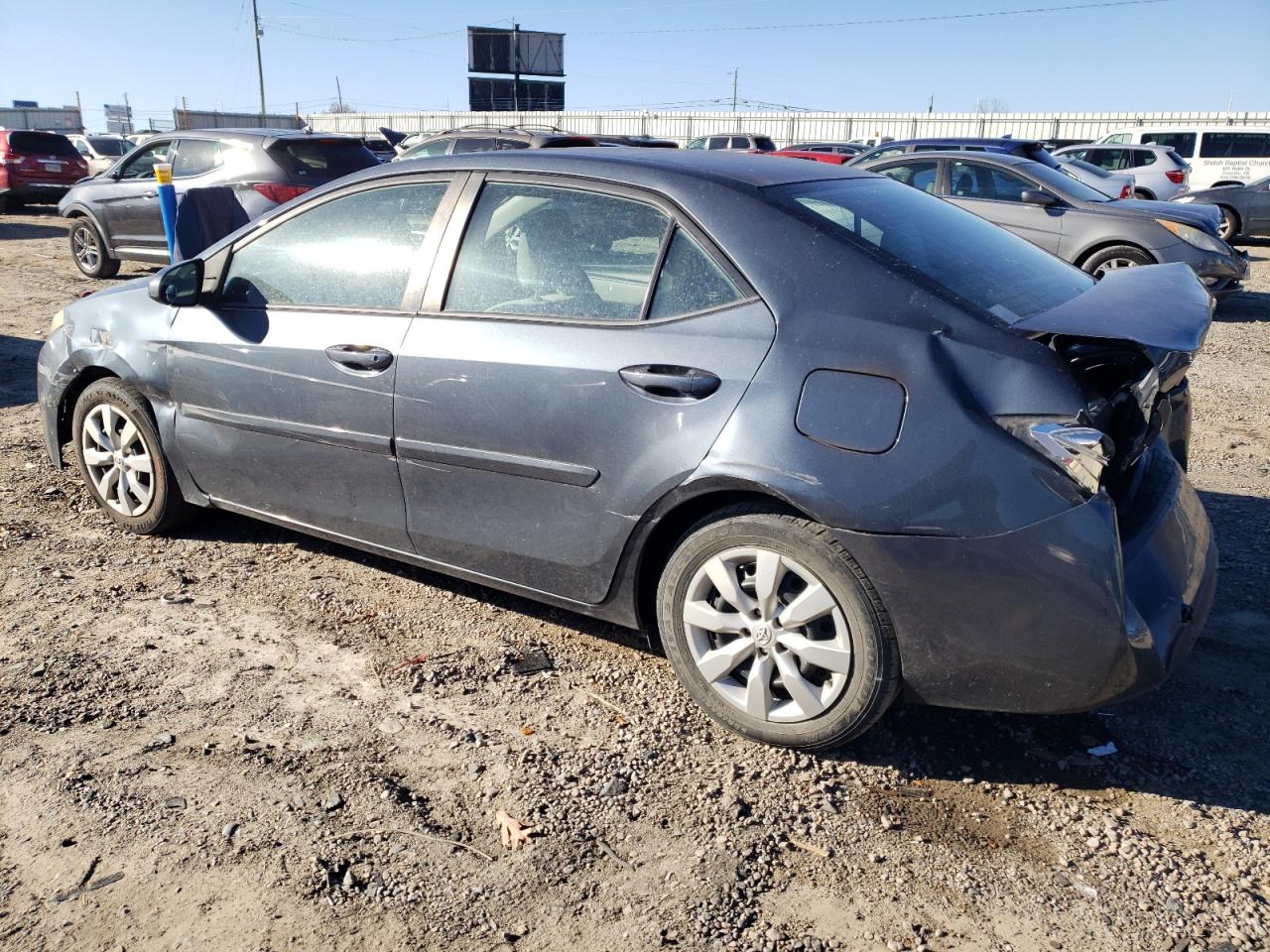 2015 Toyota Corolla VIN 2T1BURHE8FC302376 Copart auction photo, all over damage thumbnail 2