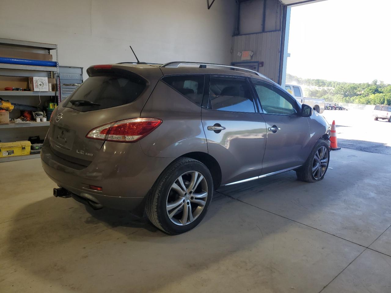 2012 Nissan Murano VIN JN8AZ1MW1CW204682 Copart auction photo, front end damage thumbnail 3
