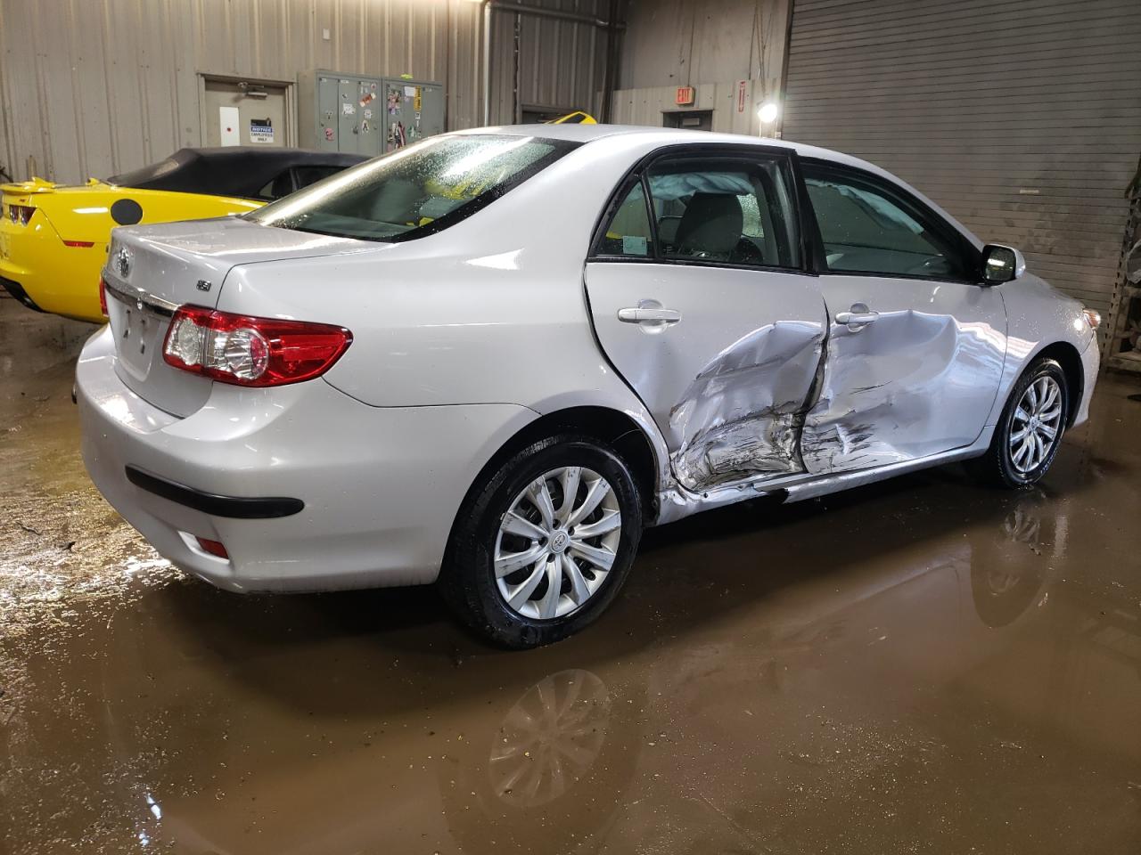 2012 Toyota Corolla VIN 2T1BU4EE8CC762642 Copart auction photo, side damage thumbnail 3