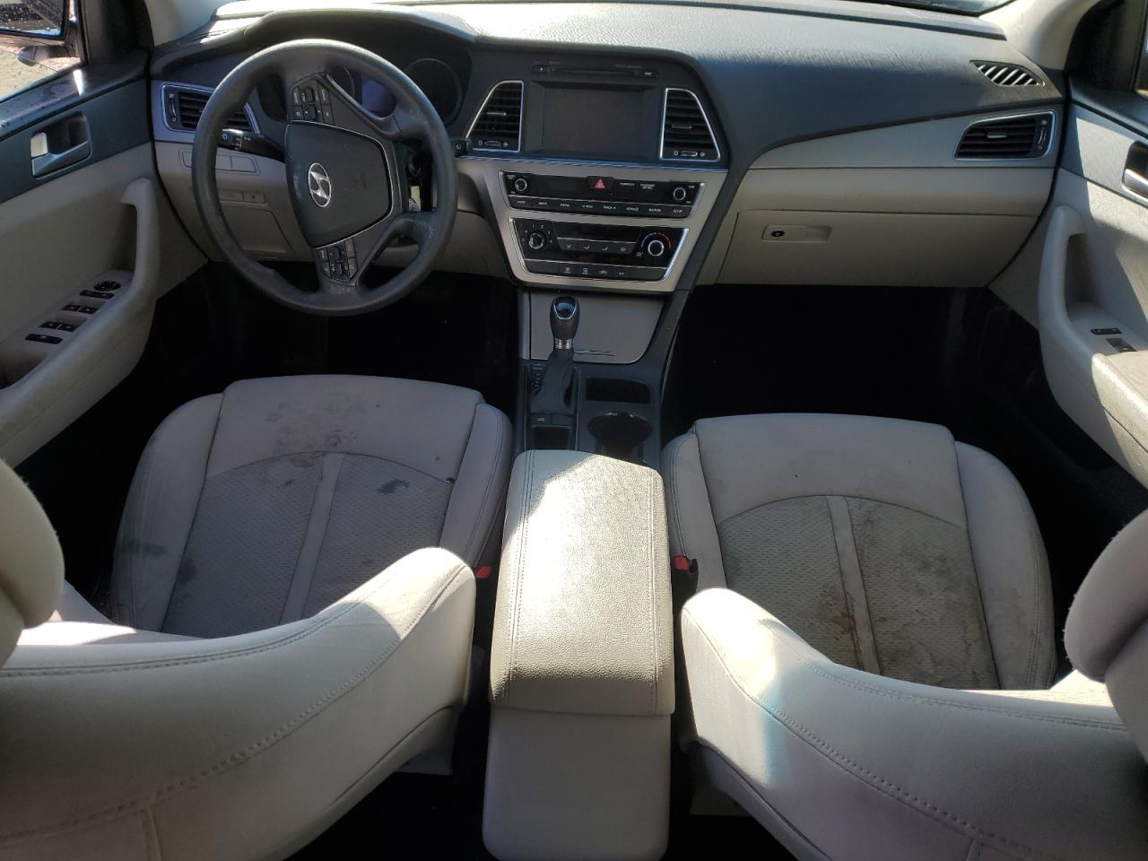 2017 Hyundai Sonata VIN 5NPE24AF2HH485377 Copart auction photo, vandalism / front end damage thumbnail 8