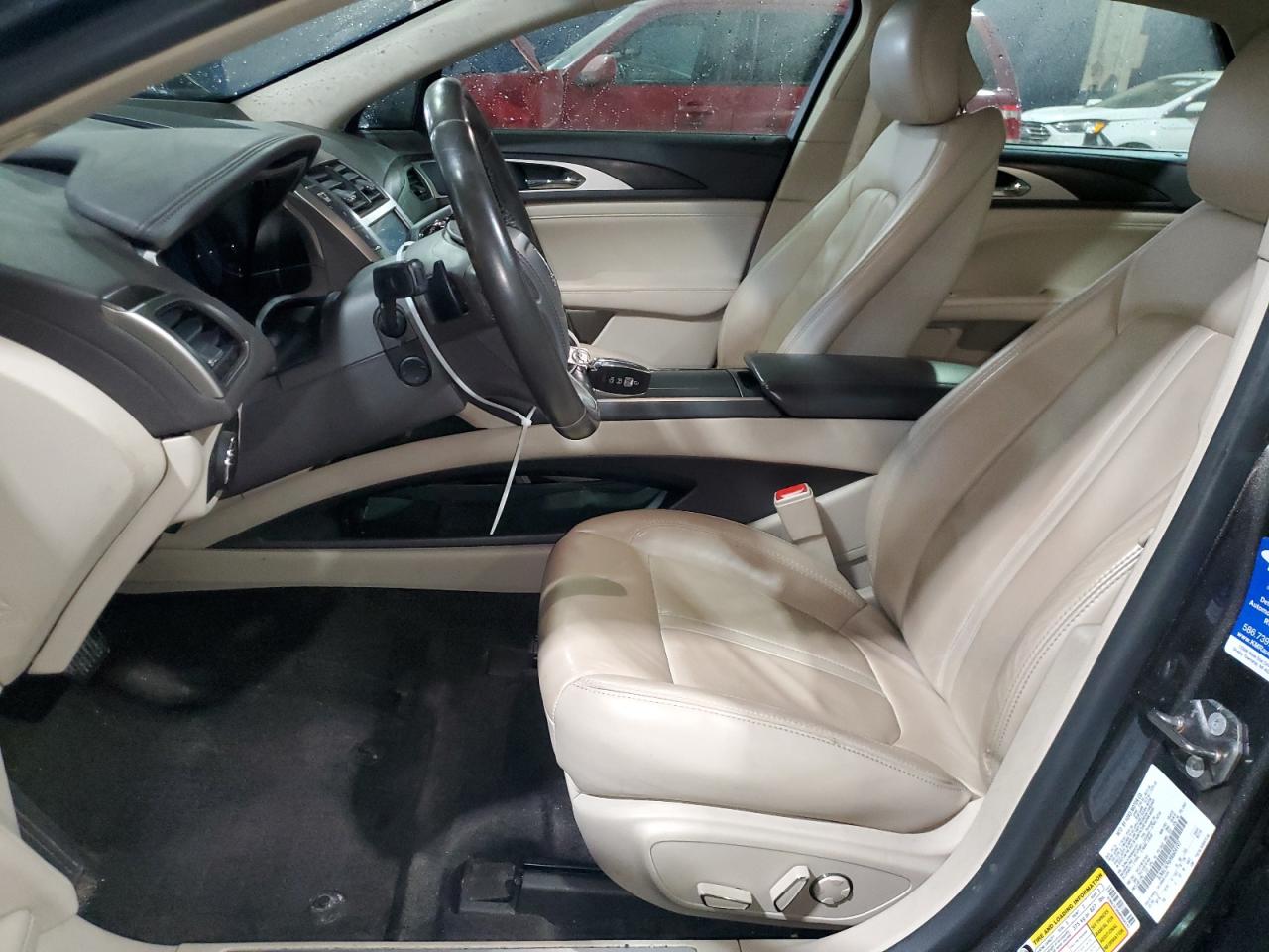 2017 Lincoln MKZ VIN 3LN6L5C96HR604197 Copart auction photo, front end / rear end damage thumbnail 7