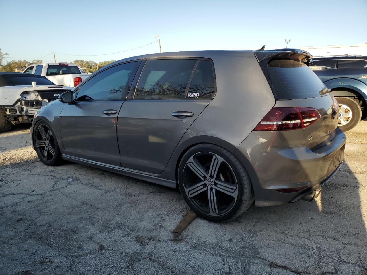 2016 Volkswagen Golf VIN WVWUF7AU1GW270338 Copart auction photo, burn - engine damage thumbnail 2