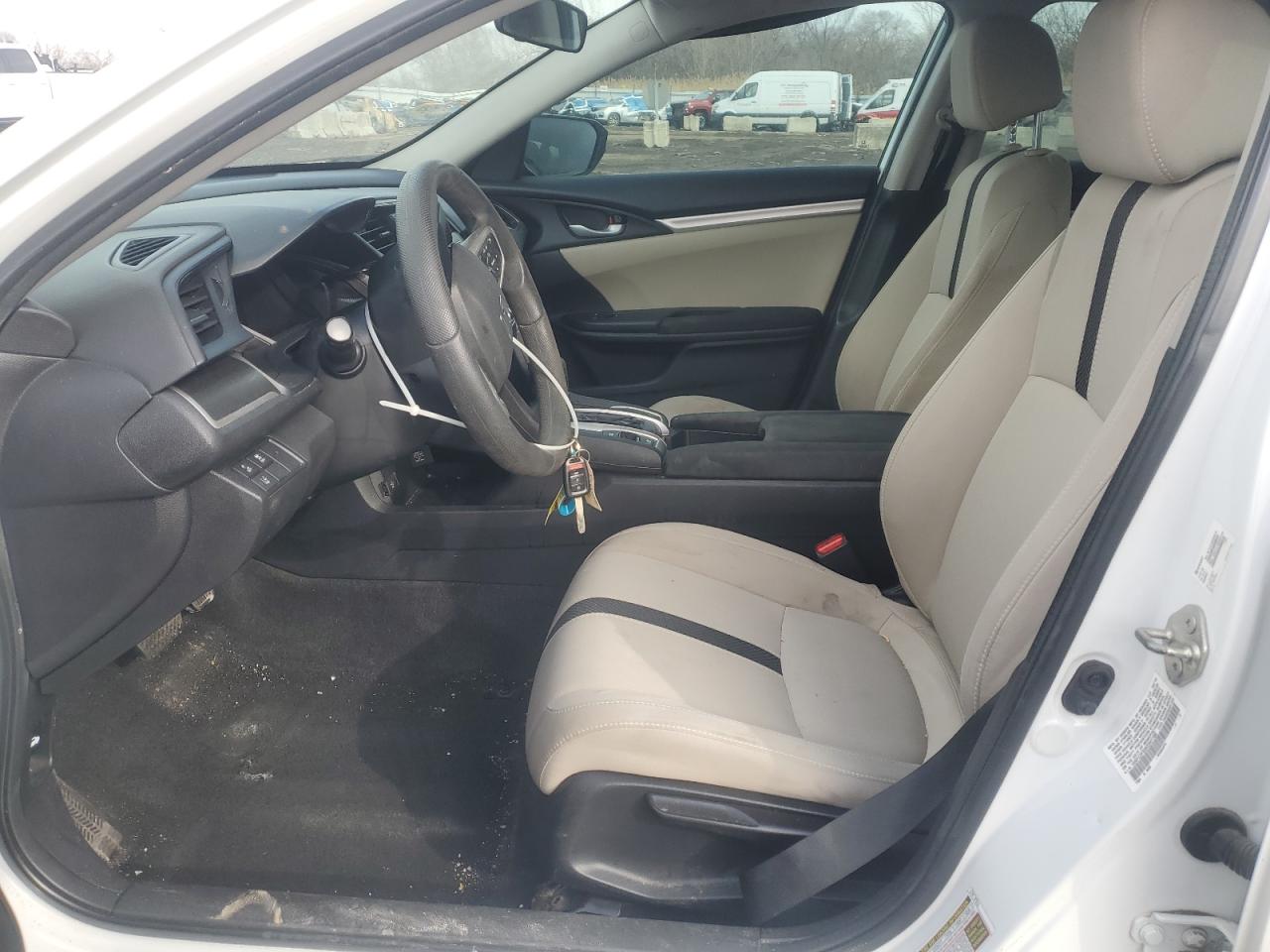 2019 Honda Civic VIN 19XFC2F65KE041100 Copart auction photo, rear end damage thumbnail 7