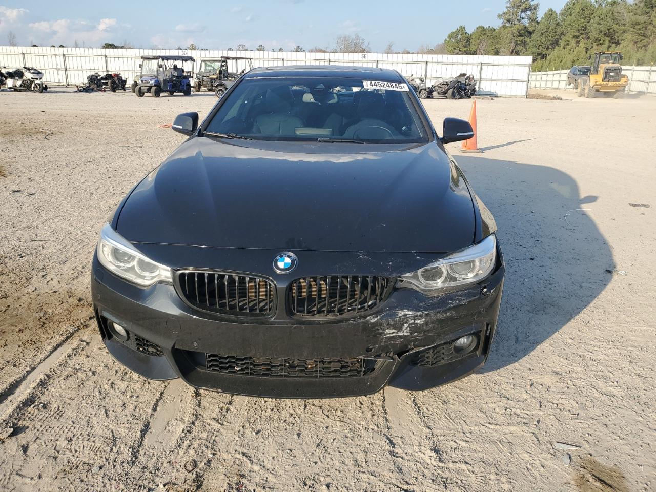 2017 BMW 4er VIN WBA4P1C55HK522422 Copart auction photo, rear end / front end damage thumbnail 5