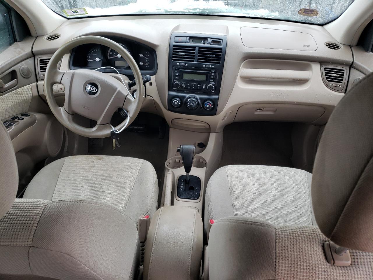 2007 KIA Sportage VIN KNDJF724677323417 Copart auction photo, front end / side damage thumbnail 8