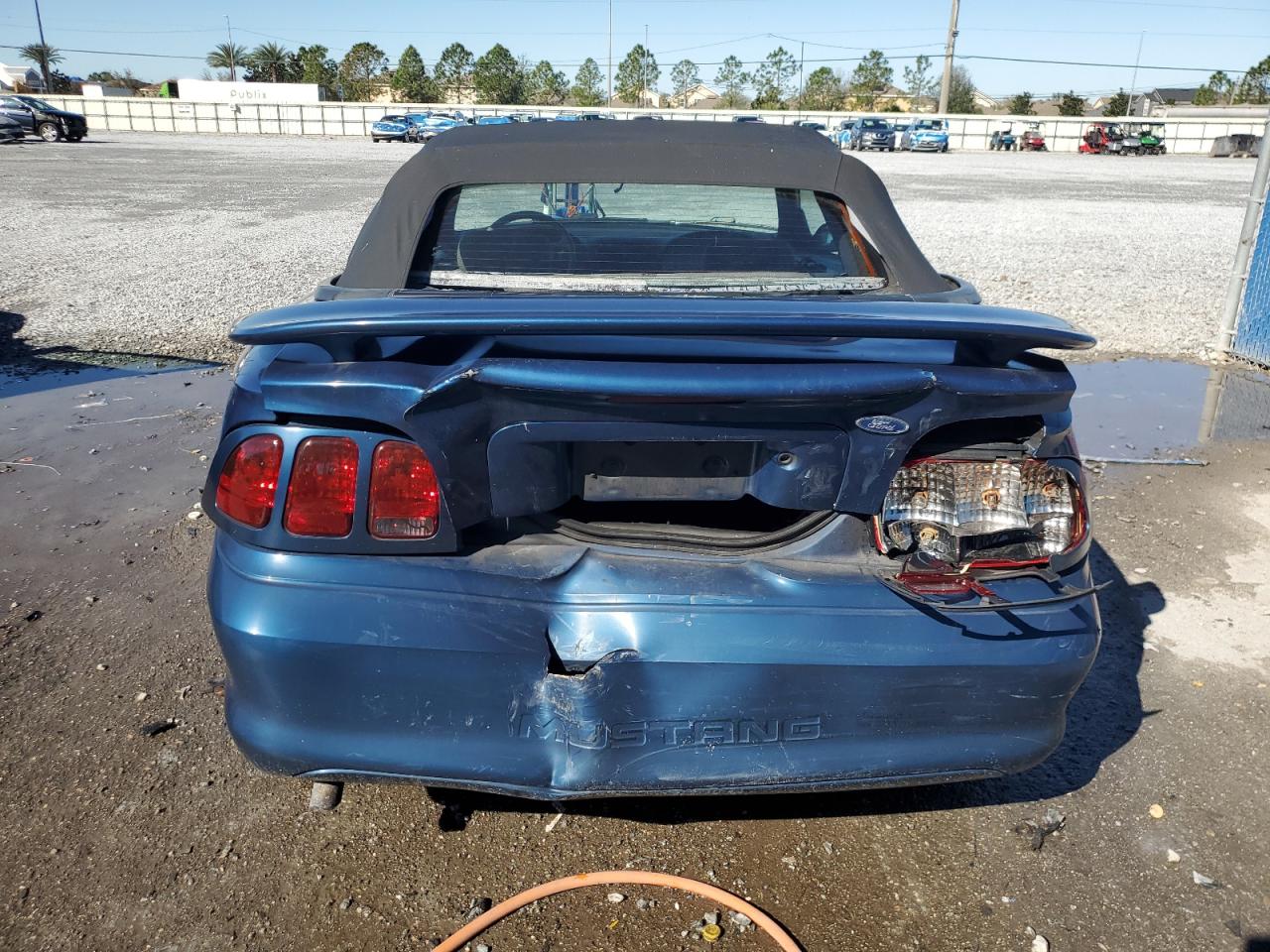 1998 Ford Mustang VIN 1FAFP4443WF161707 Copart auction photo, rear end damage thumbnail 6