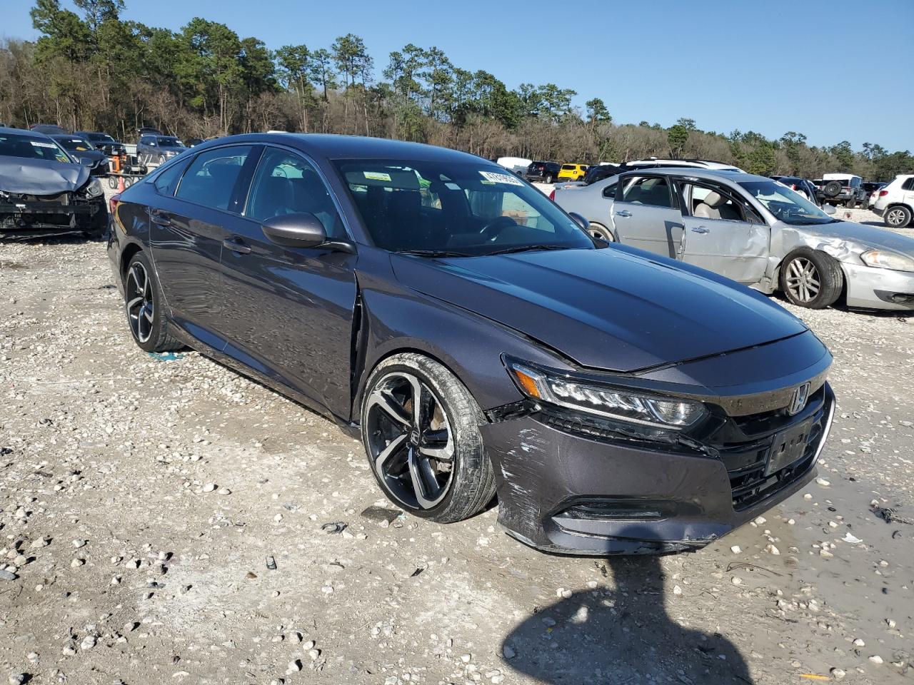 2019 Honda Accord VIN 1HGCV1F34KA008042 Copart auction photo, front end damage thumbnail 4